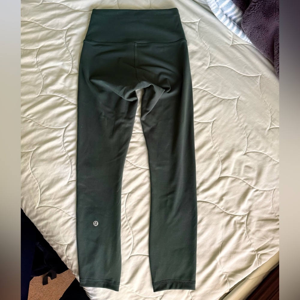 Lululemon Wunder Train High Rise 23” Legacy Green